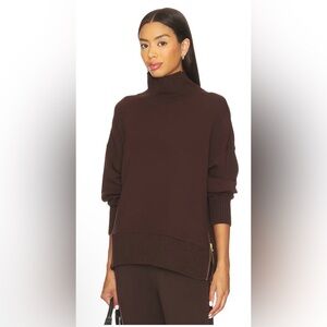 Varley Barker High-Neck Sweater brown large